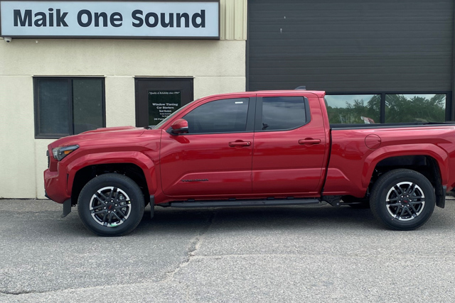 Toyota 2025 Tundra with professional window tint in North Bay